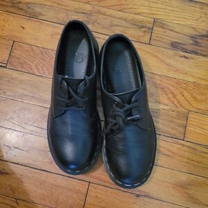 Dr. Martens Black Leather Oxfords
